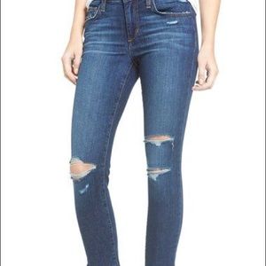 Joes Icon Ripped Step Hem Crop Skinny Jeans